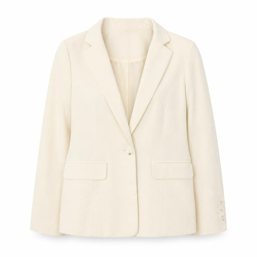 Womens UK Size 10 Miss Selfridge Regular Ivory Suit Jacket