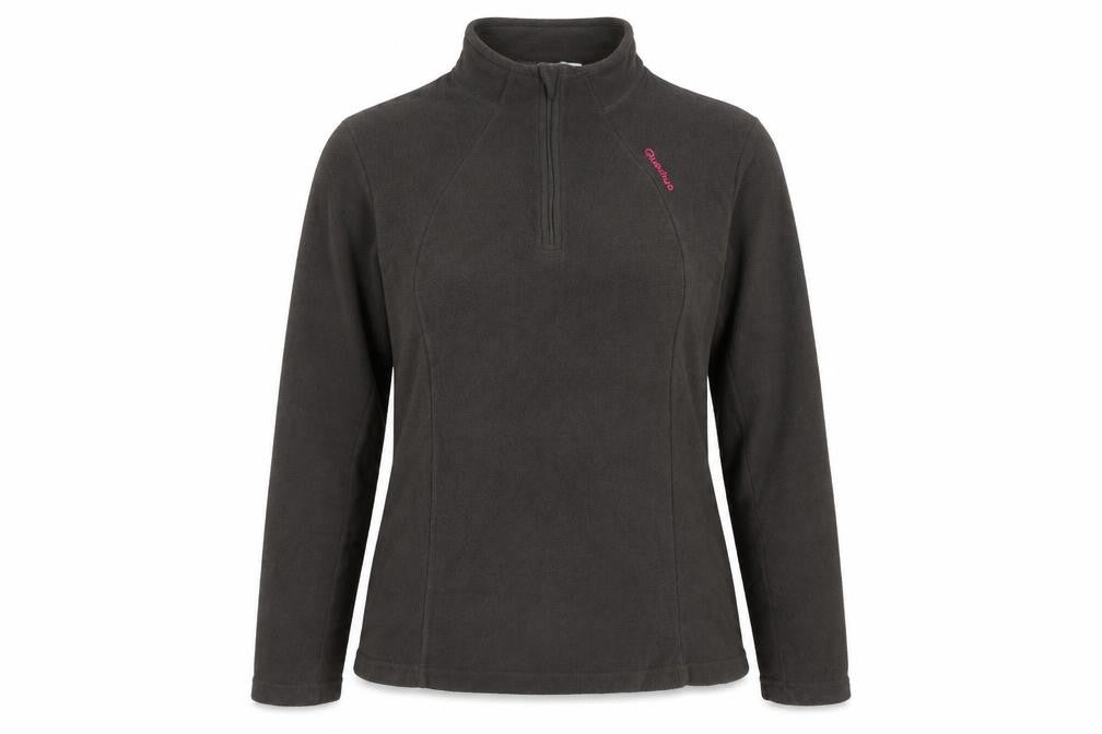Womens UK Size 12 Quechua Grey Full Zip Sweatshirt