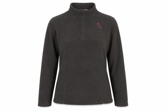 Womens UK Size 12 Quechua Grey Full Zip Sweatshirt