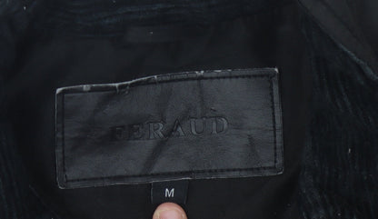 Mens UK Size M Feraud Black Quilted Coat