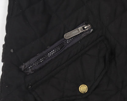 Mens UK Size M Feraud Black Quilted Coat
