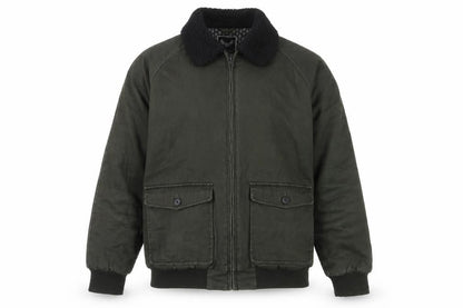 Mens UK Size M Brave Soul Green Bomber Jacket