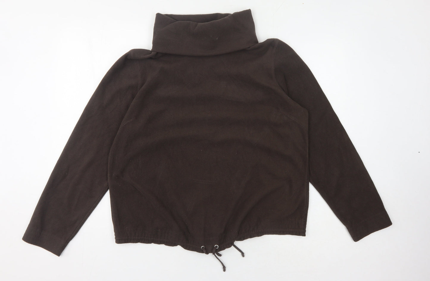 Hawkshead Women's Brown Roll Neck Sweatshirt Size 18