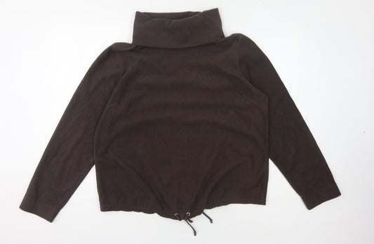 Hawkshead Women's Brown Roll Neck Sweatshirt Size 18