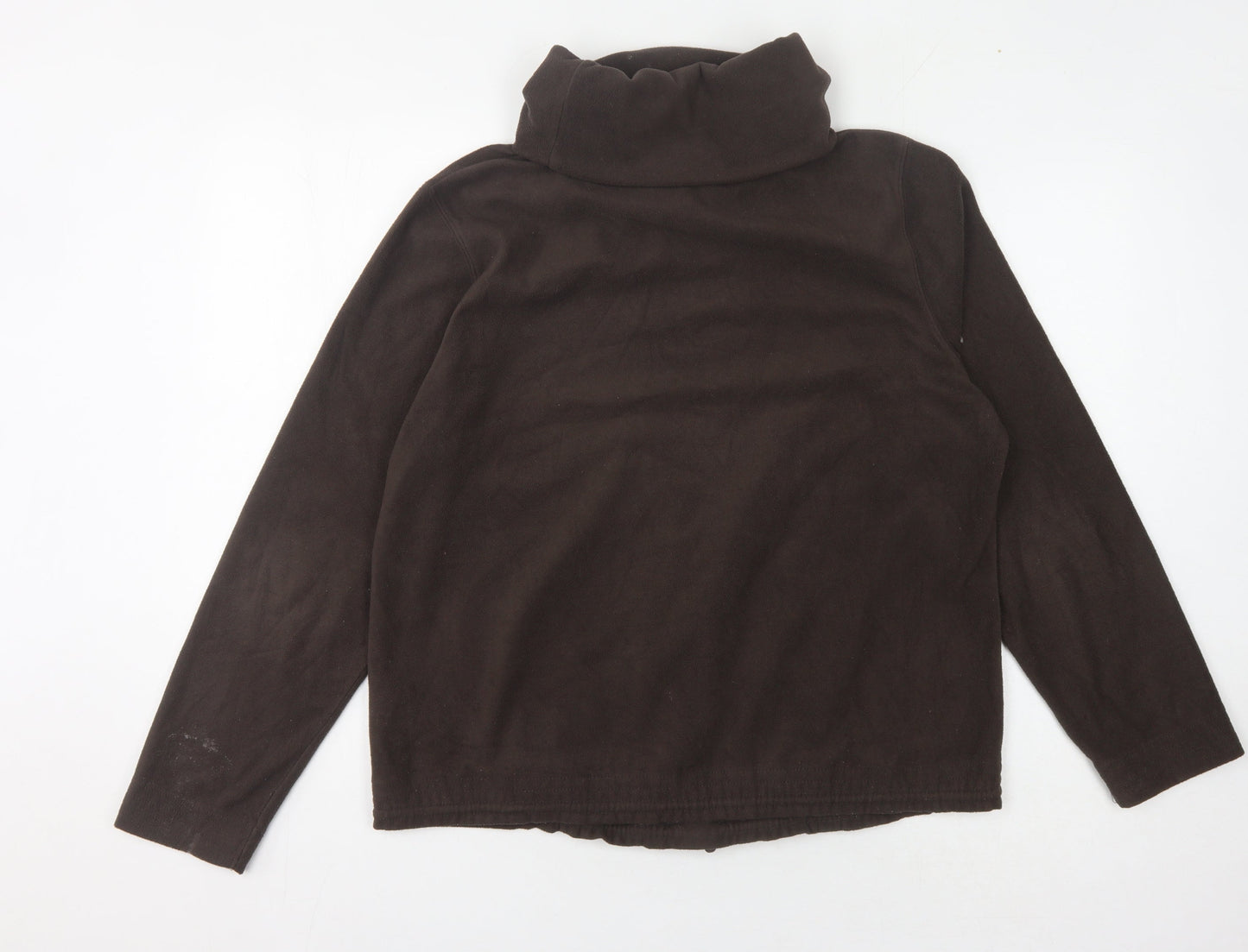 Hawkshead Women's Brown Roll Neck Sweatshirt Size 18