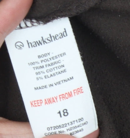 Hawkshead Women's Brown Roll Neck Sweatshirt Size 18