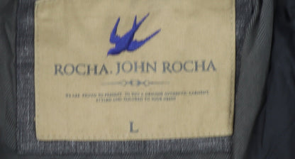 Mens UK Size L Rocha. John Rocha Grey Basic Jacket