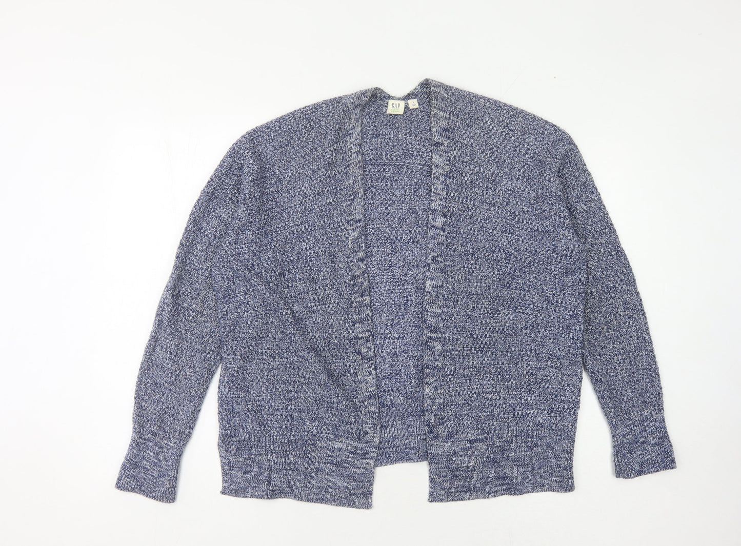 GAP Women's Blue Knit Open Front Cardigan - Size S