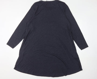 Marks and Spencer Women's Grey Shift Dress Size 20