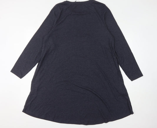 Marks and Spencer Women's Grey Shift Dress Size 20