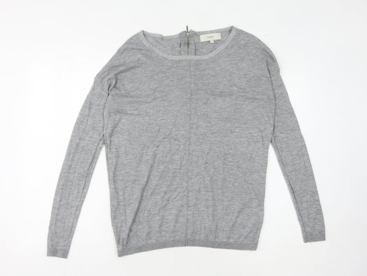 Womens UK Size 8 NEXT Grey Pullover Jumper