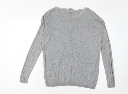 Womens UK Size 8 NEXT Grey Pullover Jumper