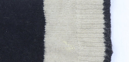 B.Young Women's Black & Beige Striped Jumper Size M