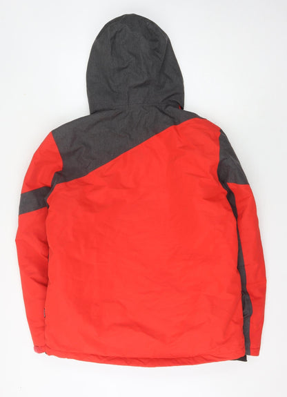 Mens UK Size M Crane Red Puffer Jacket