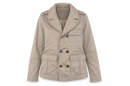 Unisex Adultss UK Size XS Mango Regular Beige Suit Jacket