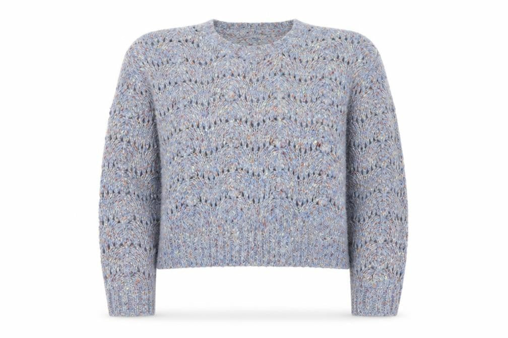 Womens UK Size M Zara Blue Pullover Jumper