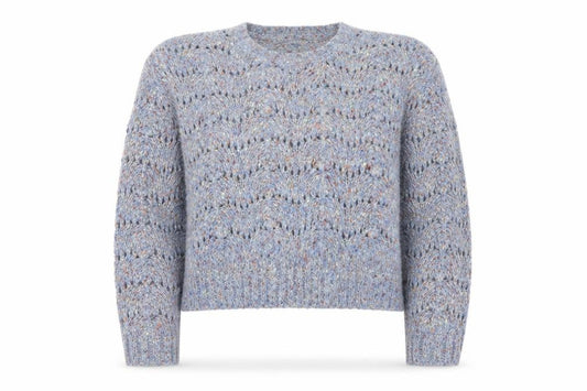 Womens UK Size M Zara Blue Pullover Jumper