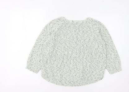Womens UK Size 8 Marks and Spencer Grey Pullover Jumper