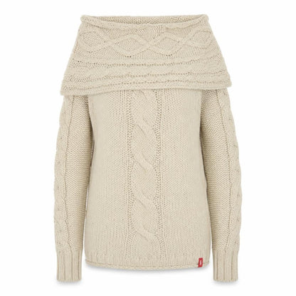 Womens UK Size S EDC Beige Pullover Jumper