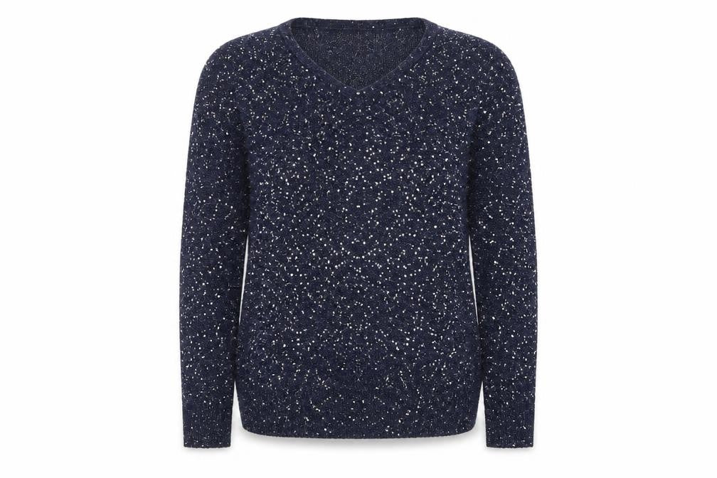 Womens UK Size S Oasis Blue Pullover Jumper