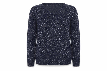 Womens UK Size S Oasis Blue Pullover Jumper