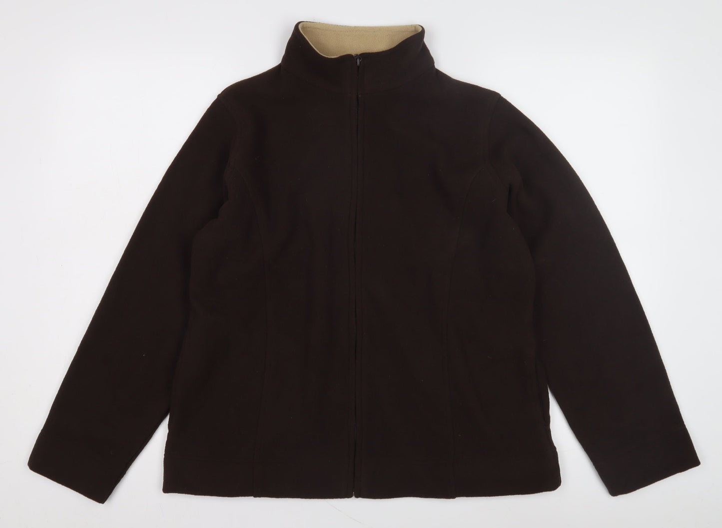 Womens UK Size M EWM Brown Basic Jacket