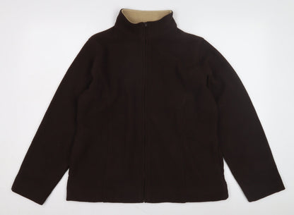 Womens UK Size M EWM Brown Basic Jacket