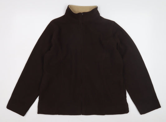 Womens UK Size M EWM Brown Basic Jacket
