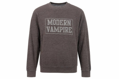VLBT Men's Brown Graphic Pullover Sweatshirt