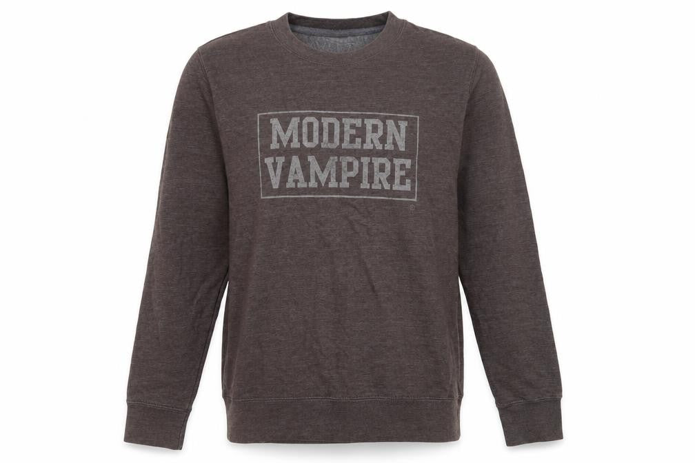 VLBT Men's Brown Pullover Sweatshirt - Graphic Print