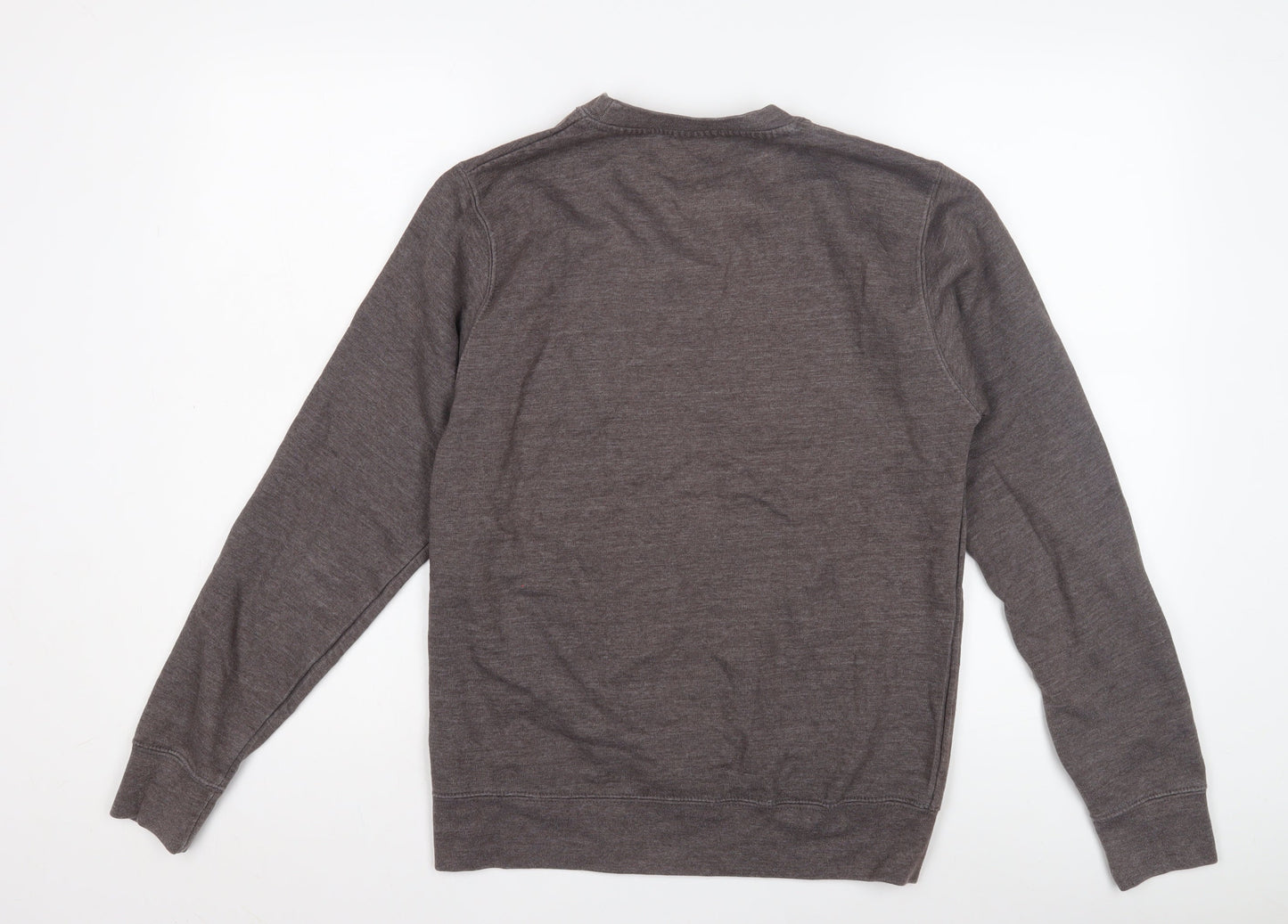 VLBT Men's Brown Pullover Sweatshirt - Graphic Print