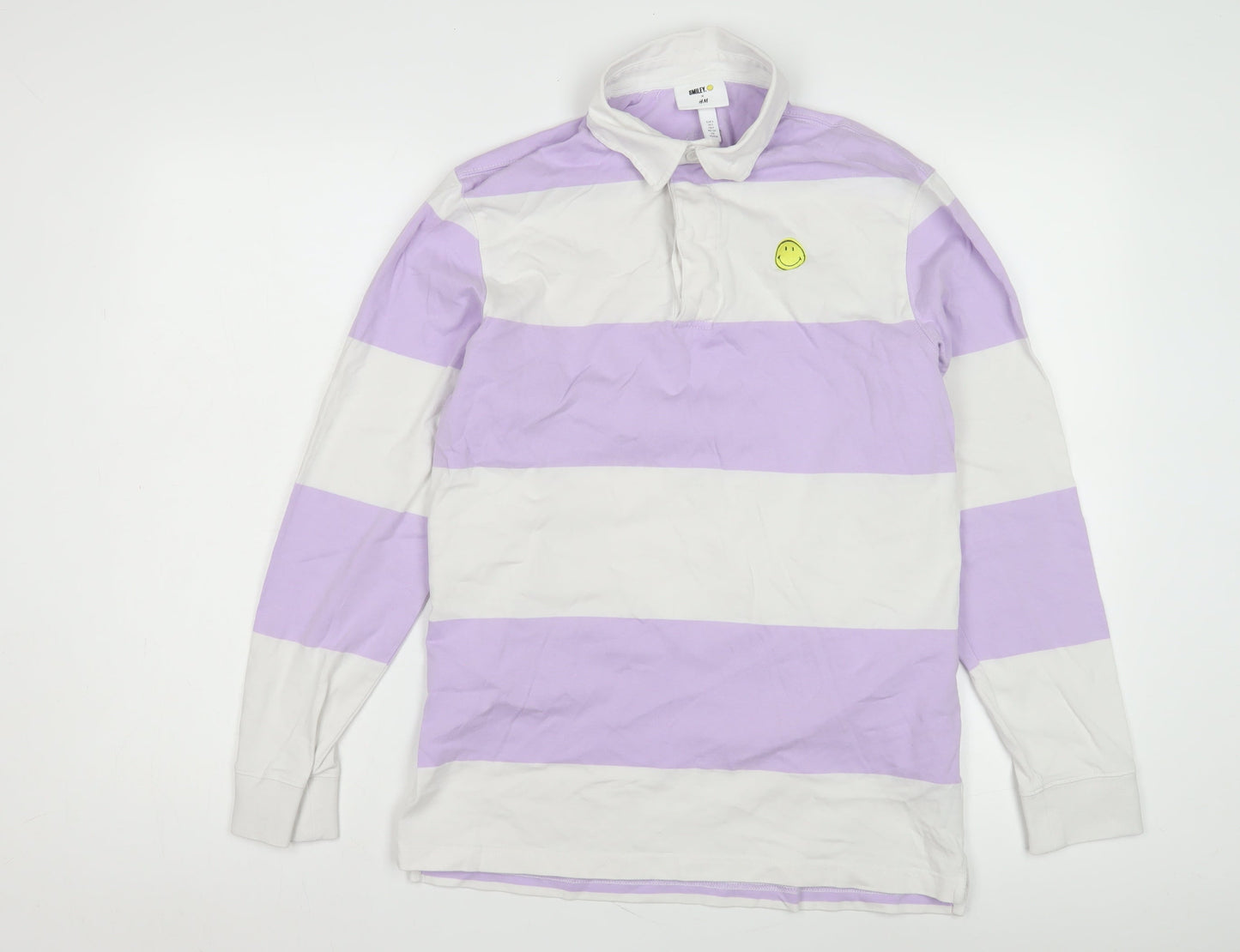 Unisex Adults UK Size S H&M Multicoloured Basic Polo