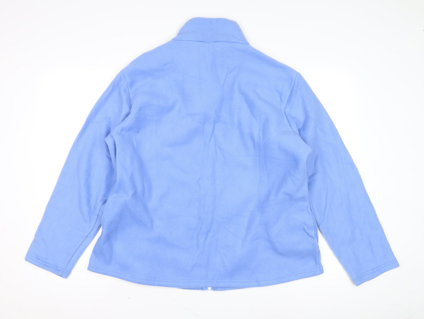 Womens UK Size L Anne de Lancay Blue Basic Jacket