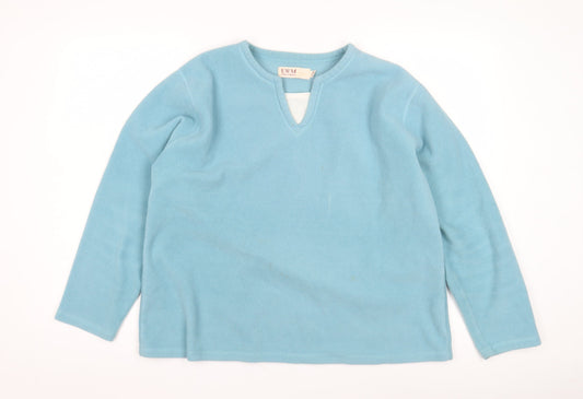 Womens UK Size XL EWM Blue Pullover Sweatshirt