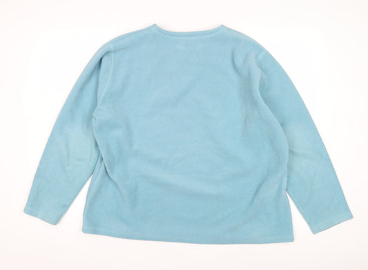 Womens UK Size XL EWM Blue Pullover Sweatshirt