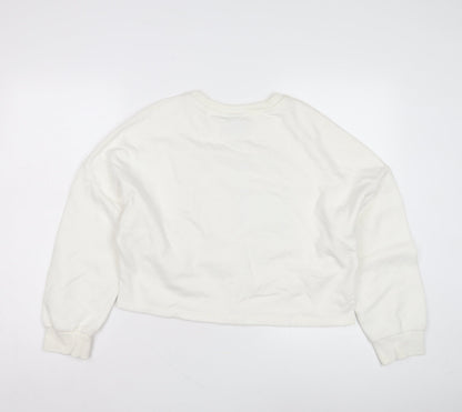 Womens UK Size 10 Disney White Pullover Sweatshirt