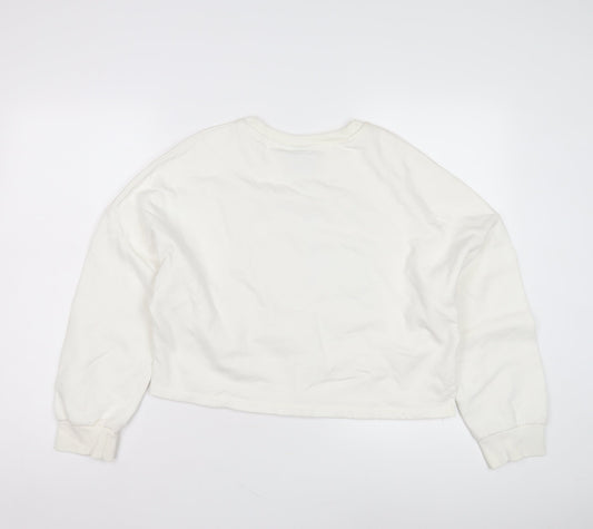 Womens UK Size 10 Disney White Pullover Sweatshirt