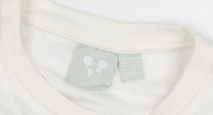 Womens UK Size 10 Disney White Pullover Sweatshirt