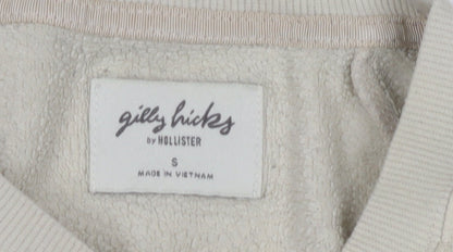Womens UK Size S Gilly Hicks Beige Pullover Sweatshirt