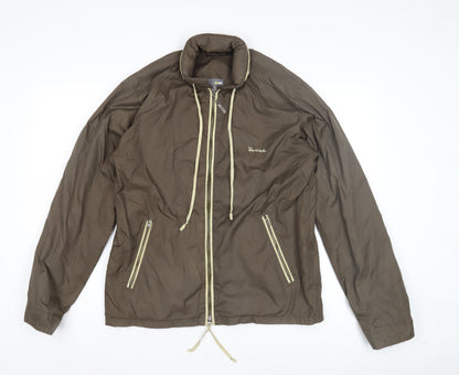 Peter Werth Men's Green Windbreaker Jacket M