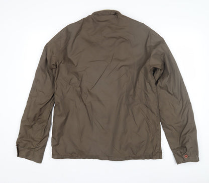 Peter Werth Men's Green Windbreaker Jacket M
