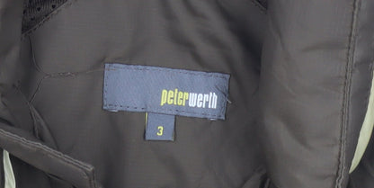 Peter Werth Men's Green Windbreaker Jacket M