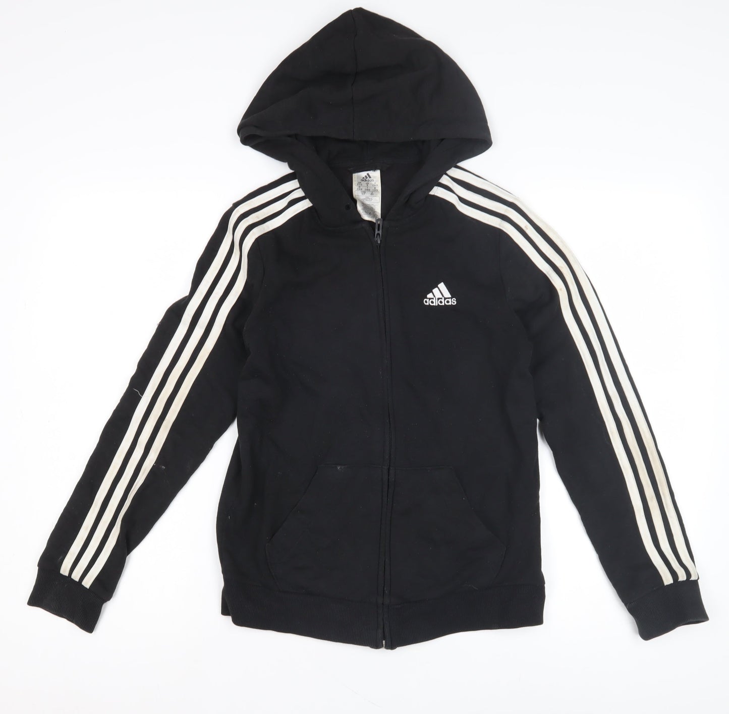 Adidas Women's Black Full Zip Hoodie - S