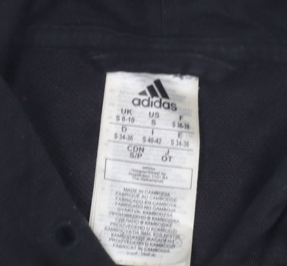Adidas Women's Black Full Zip Hoodie - S