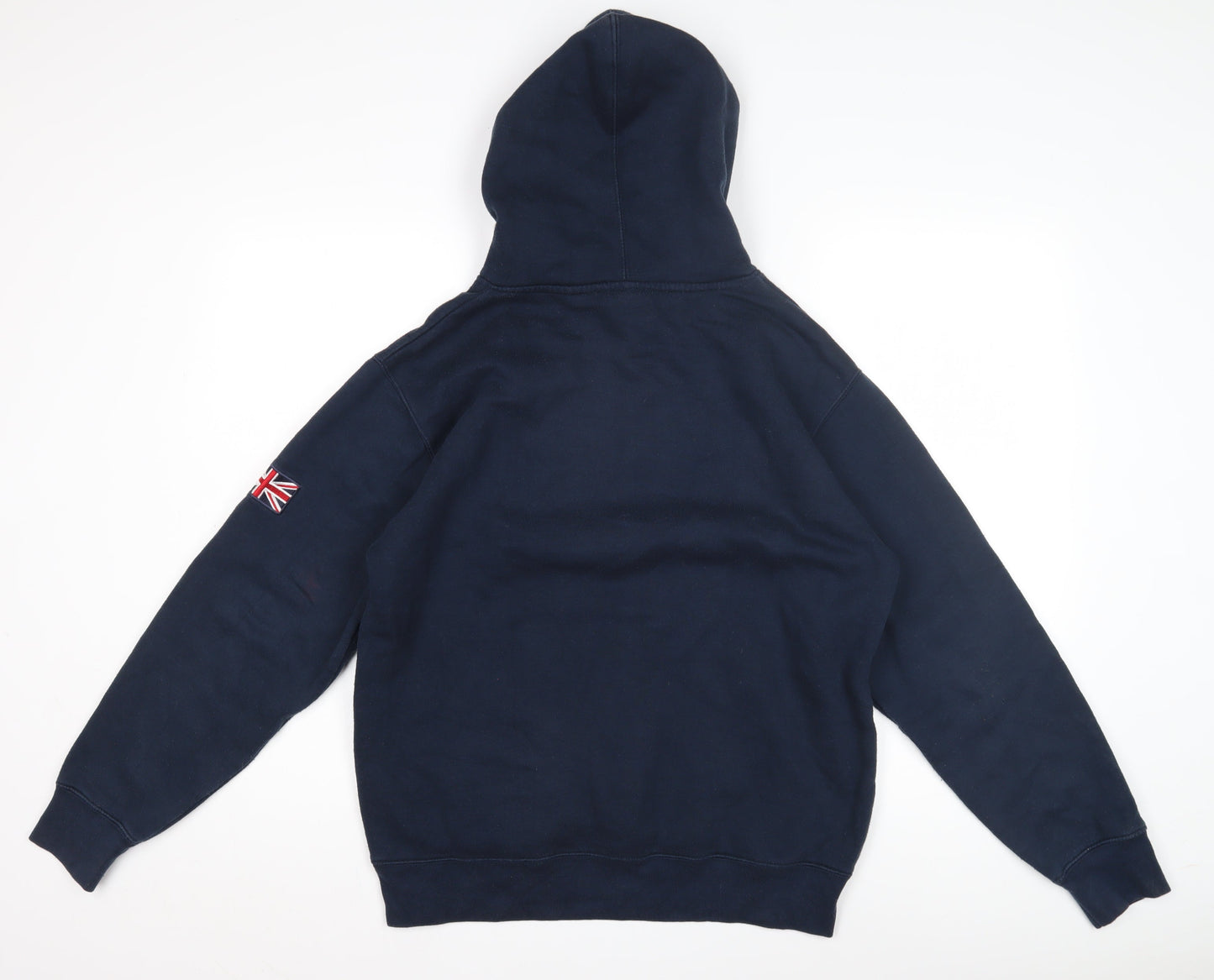 Mens UK Size S Oxford University Blue Pullover Hoodie