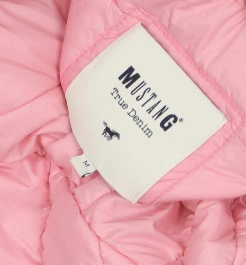 Mustang Girls Pink Puffer Jacket - Size M
