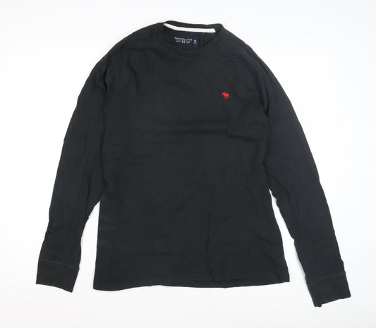 Abercrombie & Fitch Men's Black Medium Long Sleeve T-Shirt