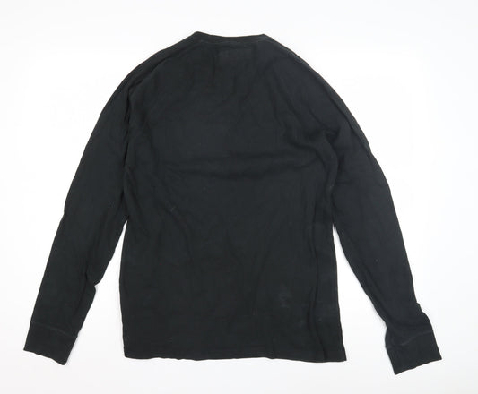 Abercrombie & Fitch Men's Black Medium Long Sleeve T-Shirt
