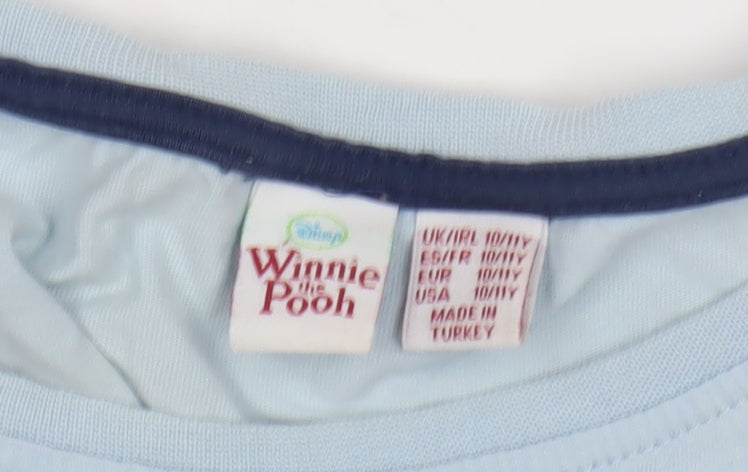 Disney Boys Blue Eeyore Pyjama Top 10-11 Years Cartoon