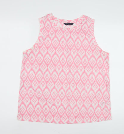 Womens UK Size 14 Marks and Spencer Pink  Tank